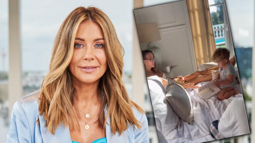 Małgorzata Roznek-Majdan z dziećmi