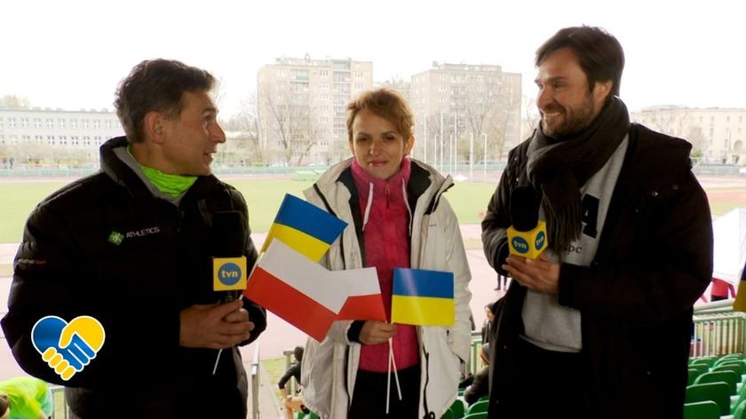 Ukraińscy sportowcy – marsz dla Ukrainy