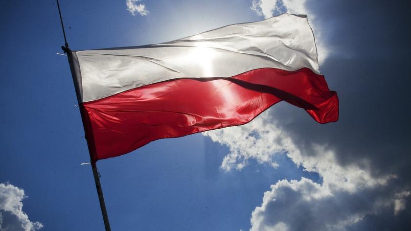 Flaga Polski.