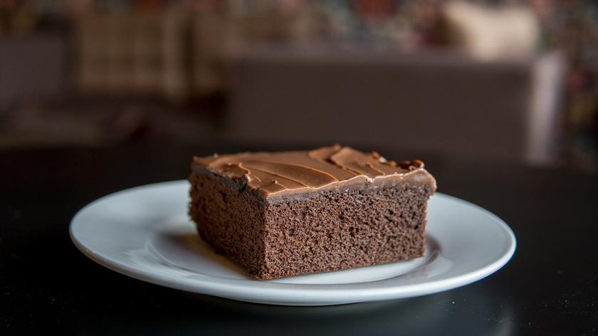 czekoladowe ciasto z bobem