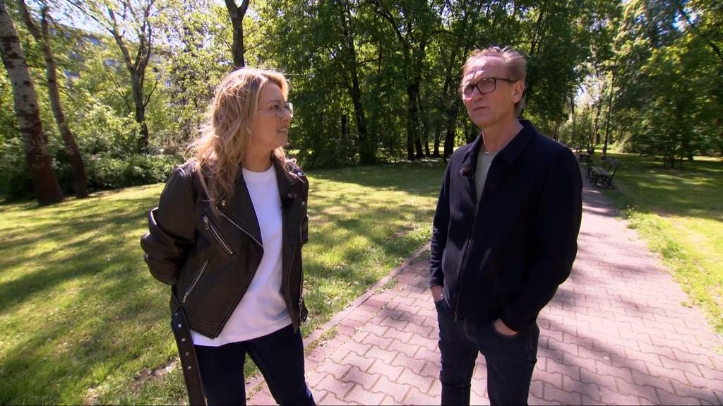 Andrzej Chyra i Kinga Burzyńska