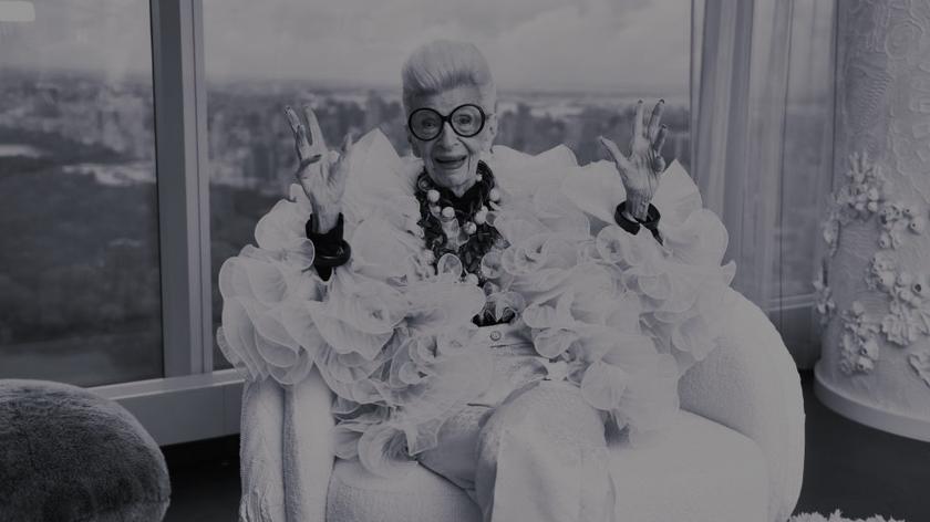 Nie żyje Iris Apfel. Modowa influencerka miała 102 lata