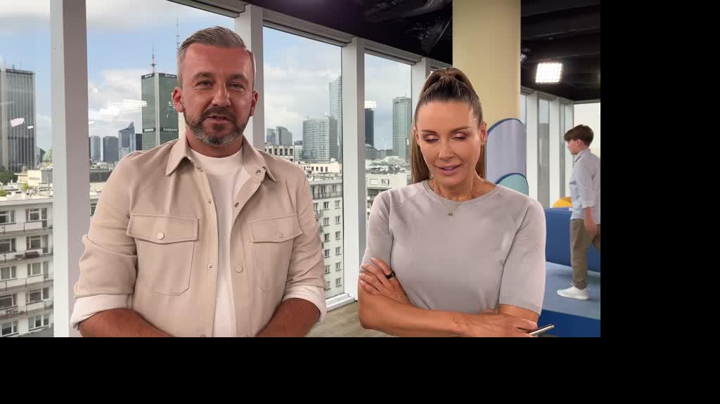 Małgorzata Rozenek i Krzysztof Skórzyński po pierwszym programie