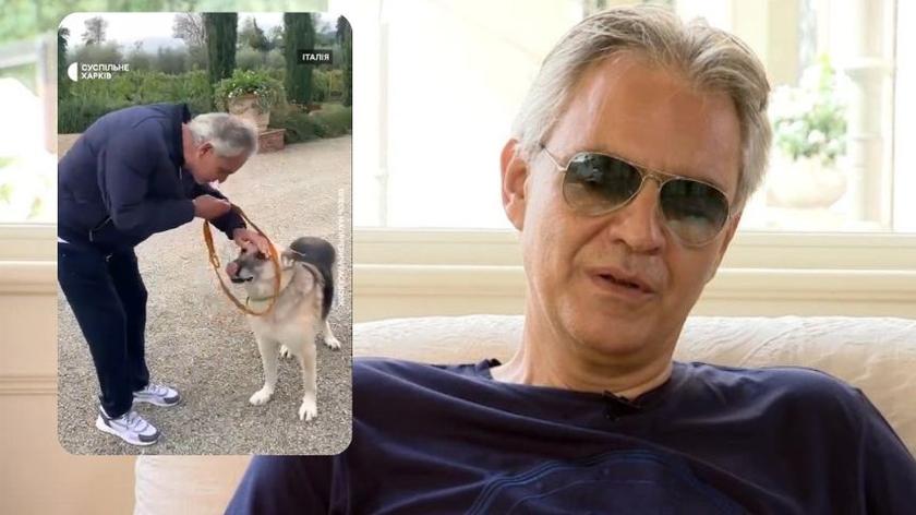 Andrea Bocelli adoptował psa Dżeka