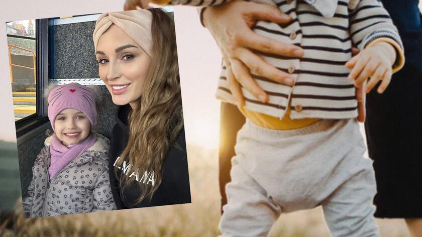 Ewelina Taraszkiewicz z córką Inez