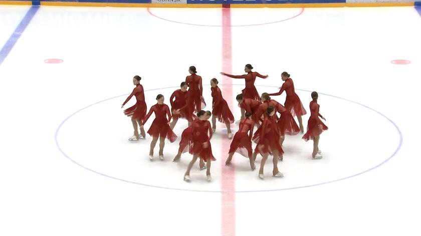 Łyżwiarki synchroniczne. Ice Fire