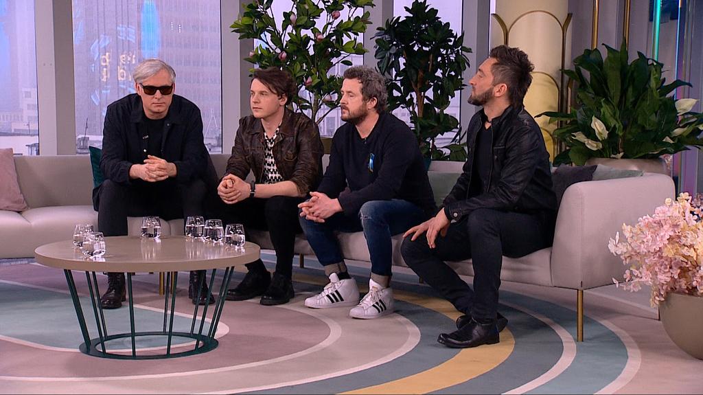 Zespół Myslovitz w studio Dzień Dobry TVN