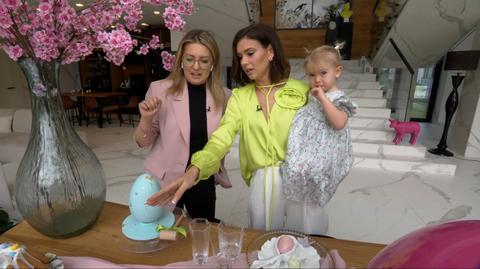 Kinga Burzyńska, Klaudia Halejcio z córką