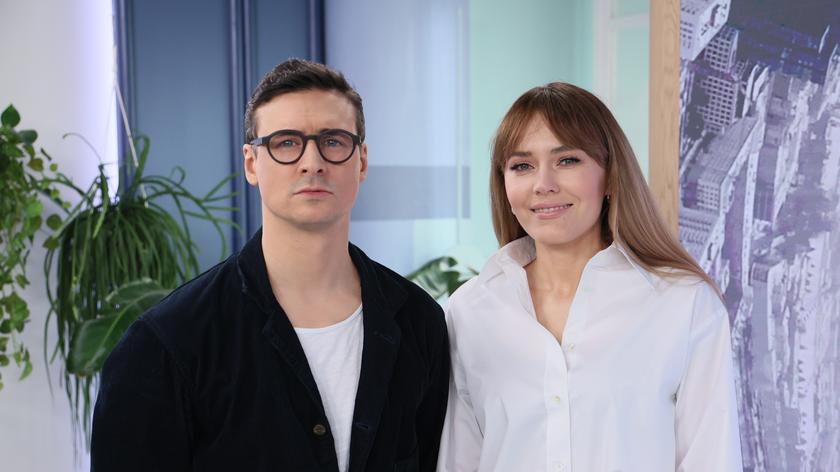 Magdalena Lamparska i Mateusz Damięcki