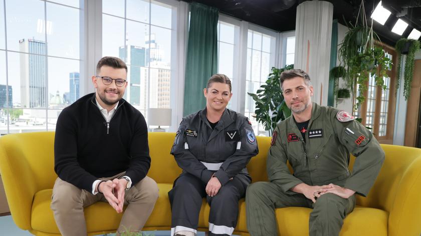 Mł. chor. Małgorzata Geisler, kpt. Maciej „SLaB” Krakowian, Artur Molęda