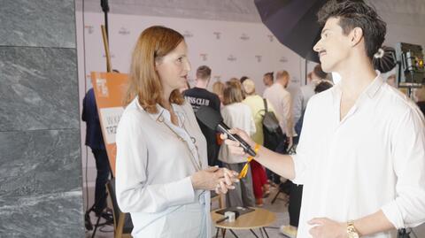 Zuzanna Lewandowska, prezeska Fundacji TVN, Oskar Netkowski 