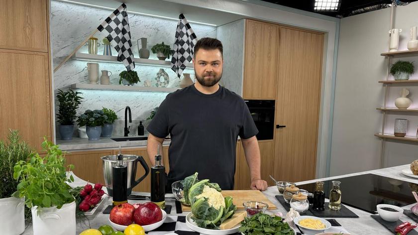 Karol Marciszewski w kuchni Dzień Dobry TVN