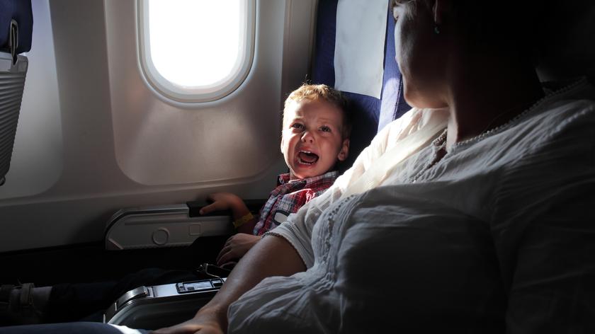 Dzieci w samolocie