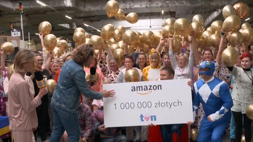 Amazon przekazał milion złotych dla Fundacji TVN
