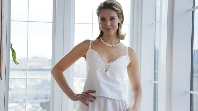 Julia Kamińska na scenie Dzień Dobry TVN