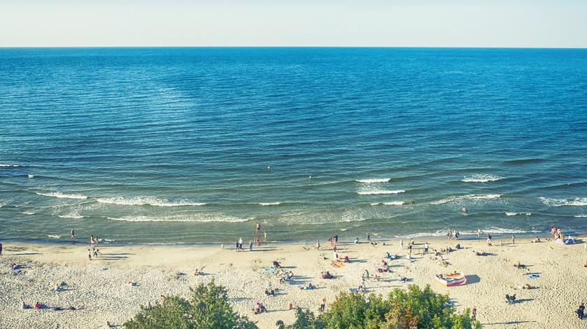 plaża nad Bałtykiem w Polsce