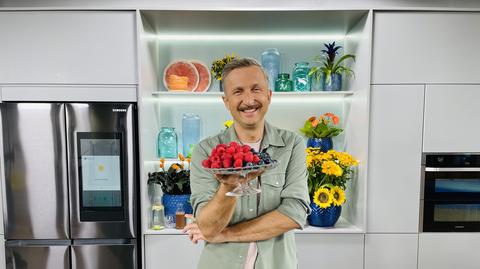 Piotr Kucharski w kuchni Dzień Dobry TVN