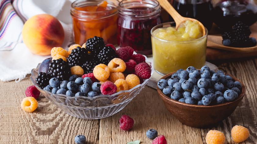 przetwory z wiśni i truskawek