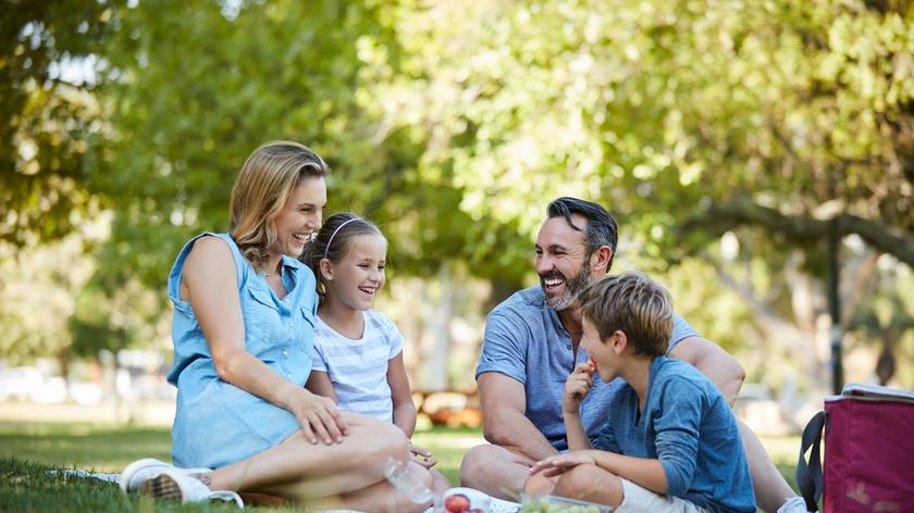 Rodzina na pikniku