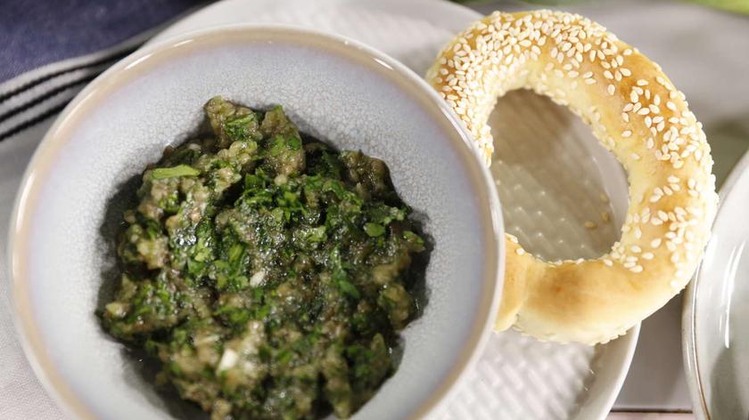 Pasta z bakłażanów Meliztzanosalata