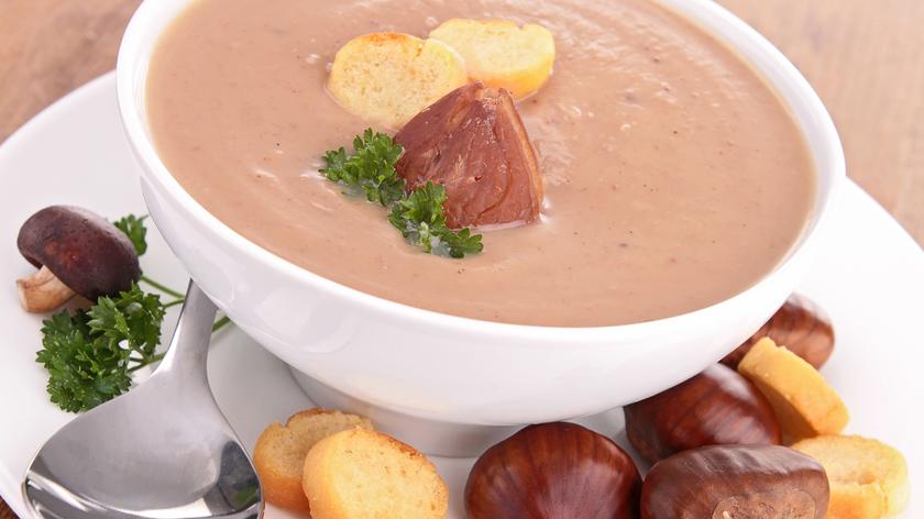Zupa z kasztanów 